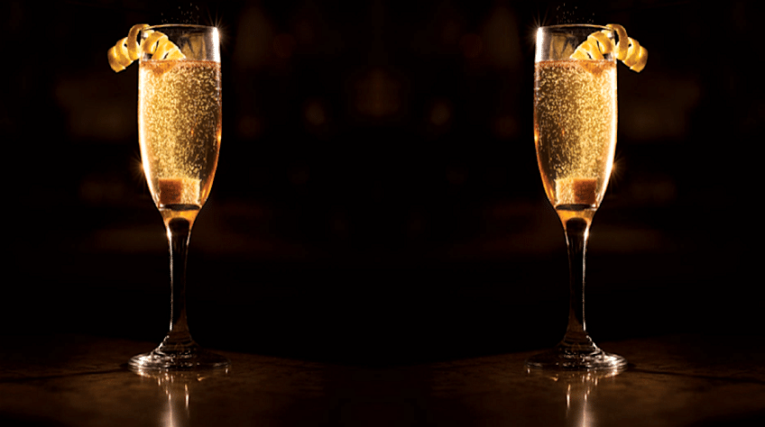 Receta Champagne Cocktail